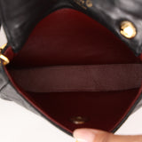 Chanel Twin Single Flap Black Lambskin 24K GP