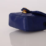 Chanel Micro Belt Bag Blue Lambskin 24K GP