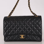 Chanel Maxi Classic Double Flap Black Caviar GHW
