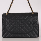 Chanel Maxi Classic Double Flap Black Caviar GHW
