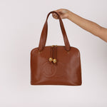 Chanel Timeless CC Shoulder Bag Brown Caviar 24K GP