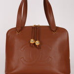 Chanel Timeless CC Shoulder Bag Brown Caviar 24K GP