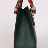 Gucci Small Diana Bamboo Top Handle Tote Green