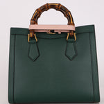 Gucci Small Diana Bamboo Top Handle Tote Green
