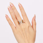Cartier C de Cartier Diamond Ring, Size US 7.75