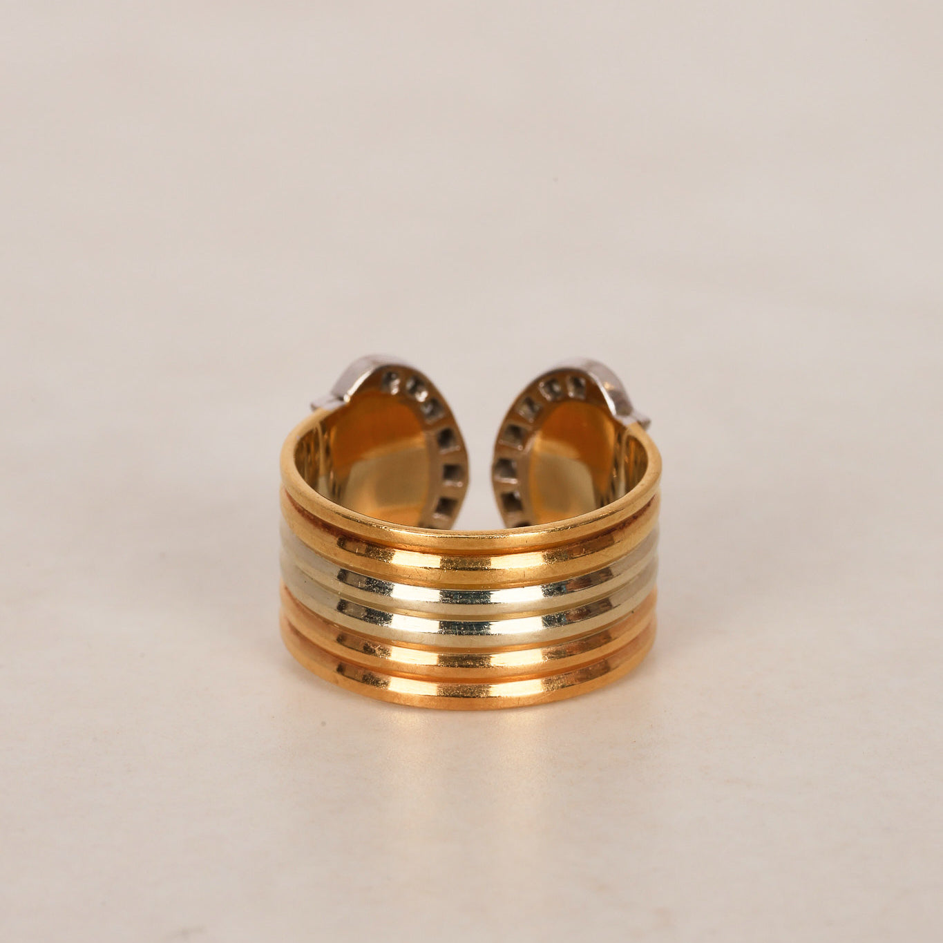 Cartier C de Cartier Diamond Ring, Size US 7.75