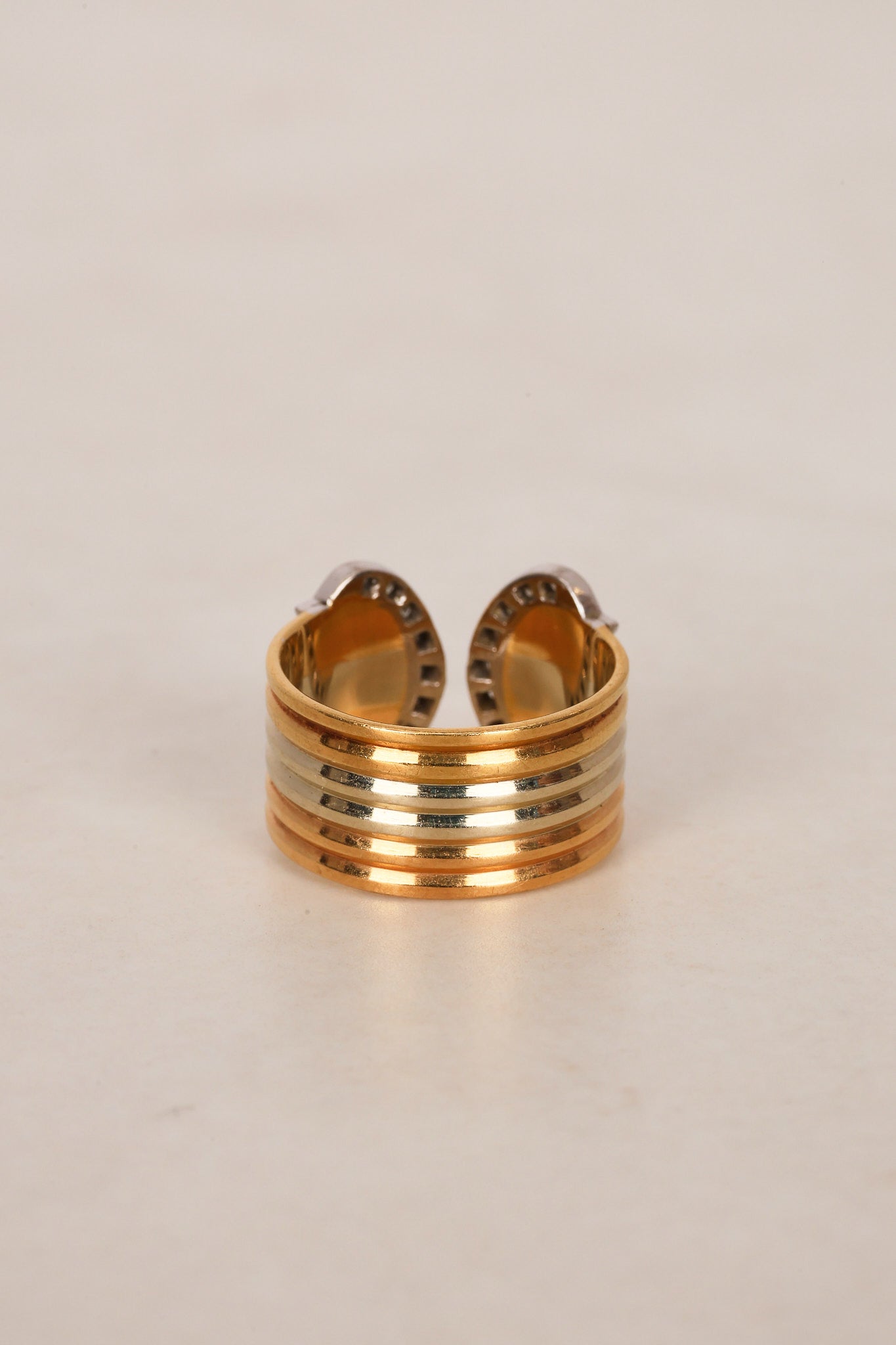Cartier C de Cartier Diamond Ring, Size US 7.75