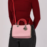 Dior Small Diorissimo Bag Python Trimmed