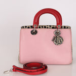 Dior Small Diorissimo Bag Python Trimmed