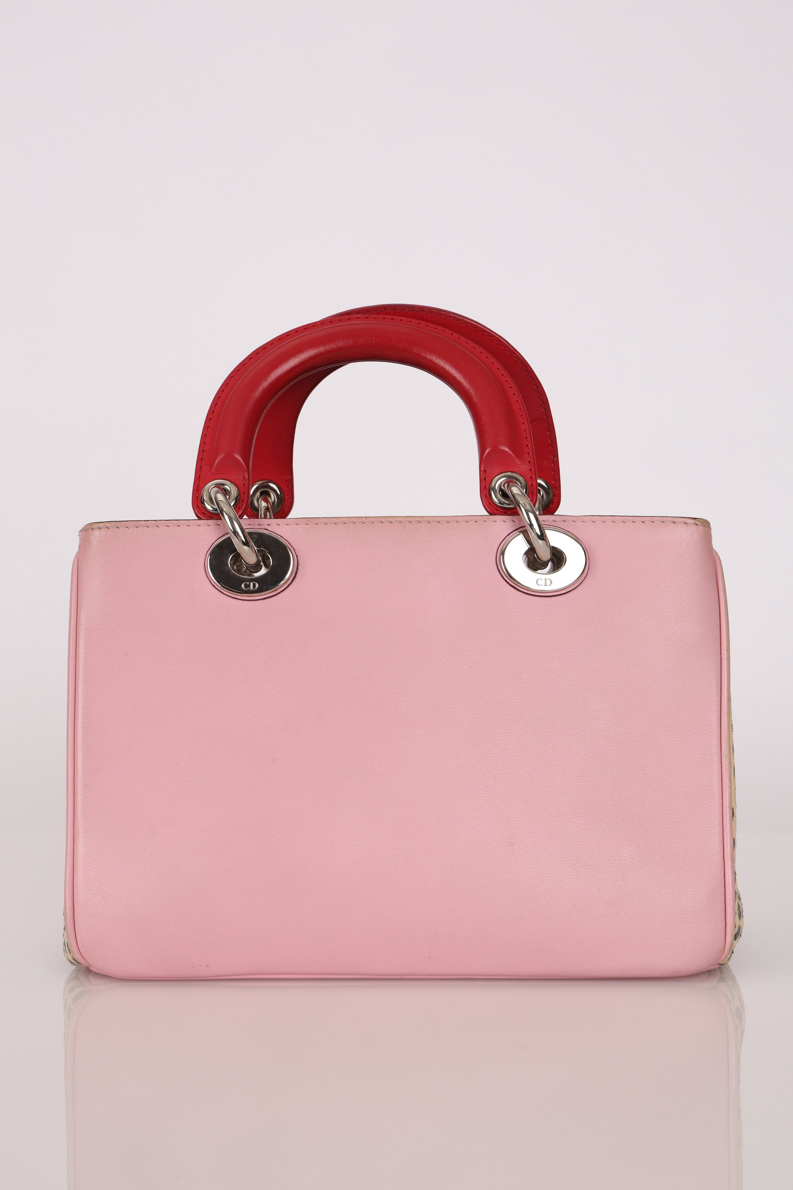Dior Small Diorissimo Bag Python Trimmed