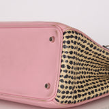 Dior Small Diorissimo Bag Python Trimmed