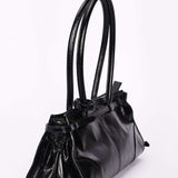 Prada Medium Bonnie Shoulder Bag Noir Glossy Calfskin 2025