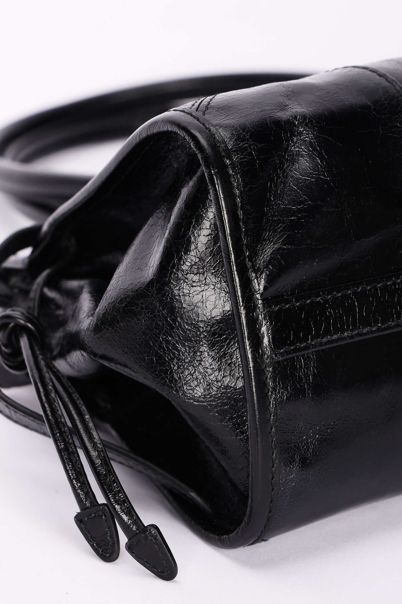 Prada Medium Bonnie Shoulder Bag Noir Glossy Calfskin 2025