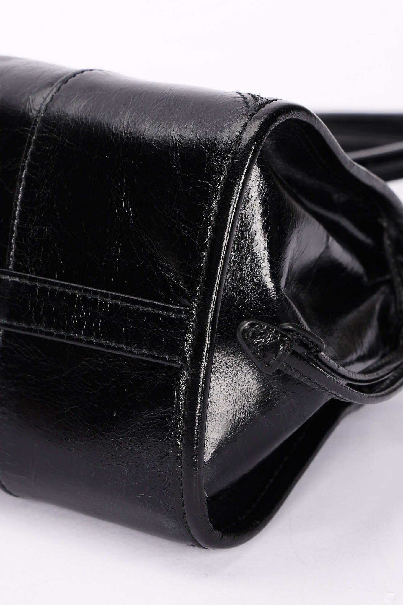 Prada Medium Bonnie Shoulder Bag Noir Glossy Calfskin 2025