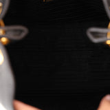 Prada Vitello Phenix Embossed Logo Hobo