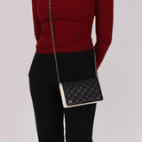 Chanel Book Wallet on Chain Lambskin CGHW
