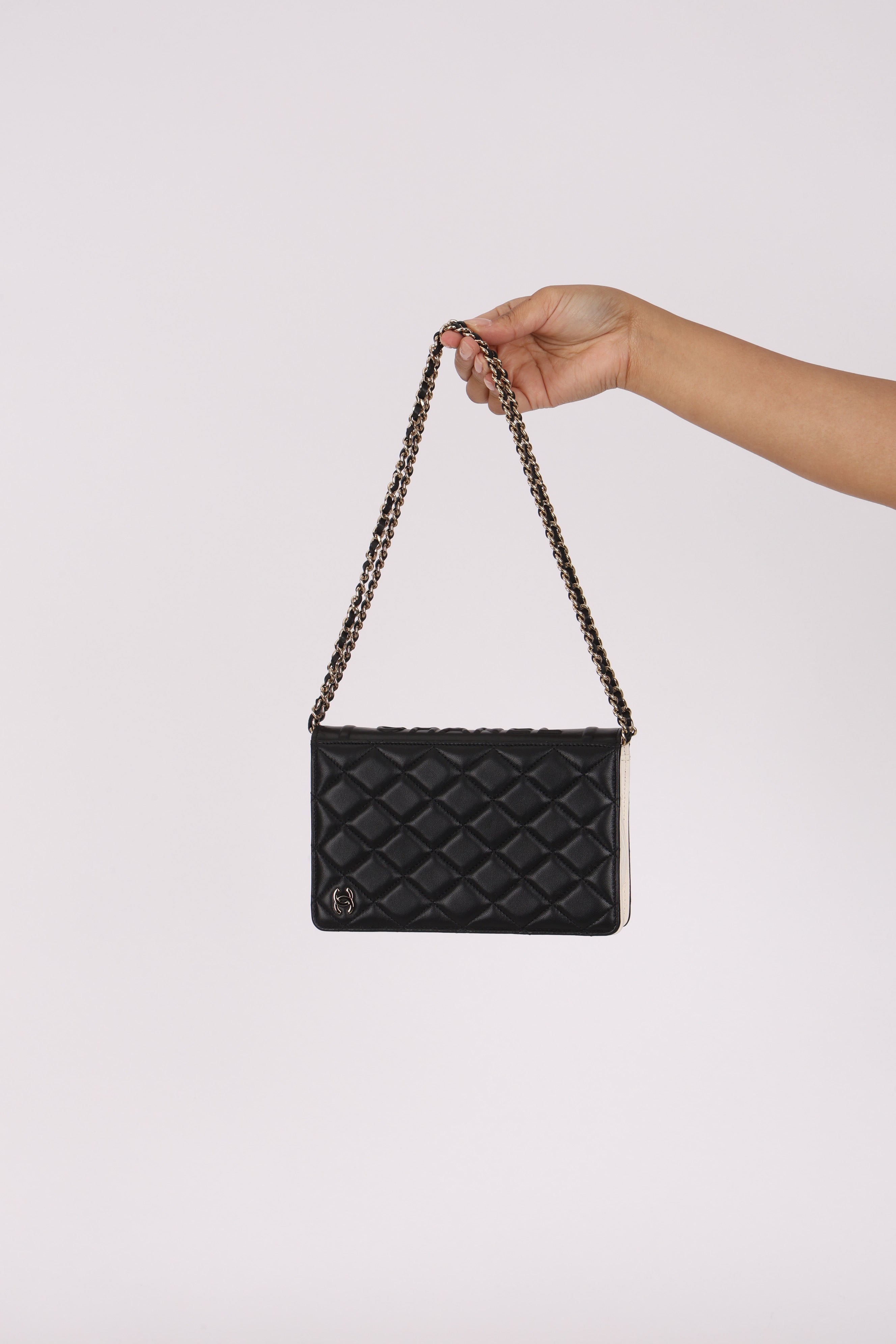 Chanel Book Wallet on Chain Lambskin CGHW