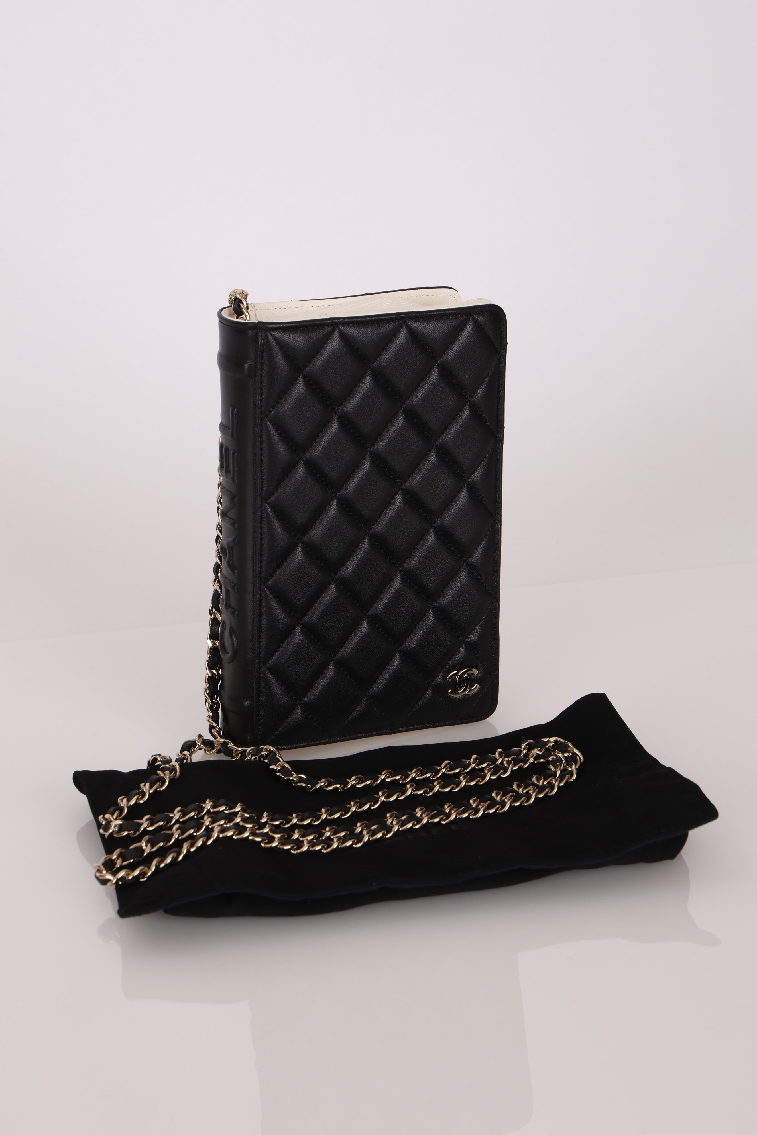 Chanel Book Wallet on Chain Lambskin CGHW