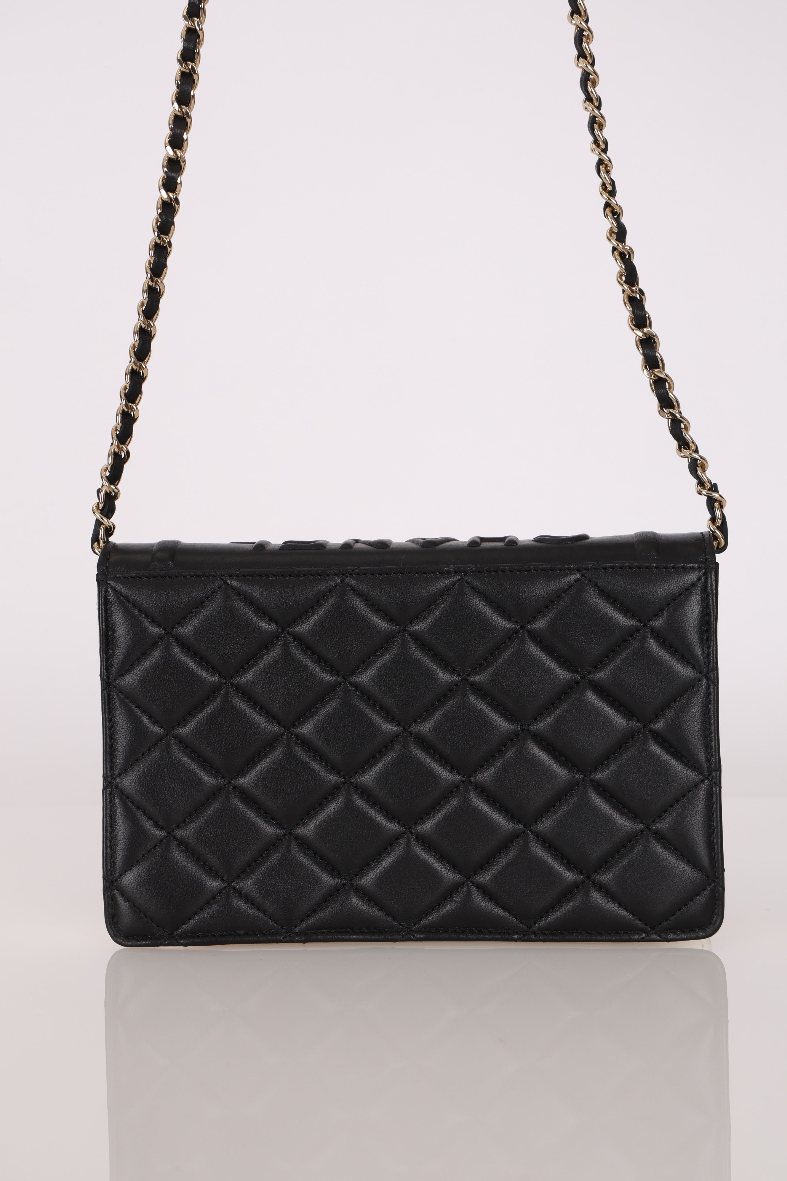 Chanel Book Wallet on Chain Lambskin CGHW