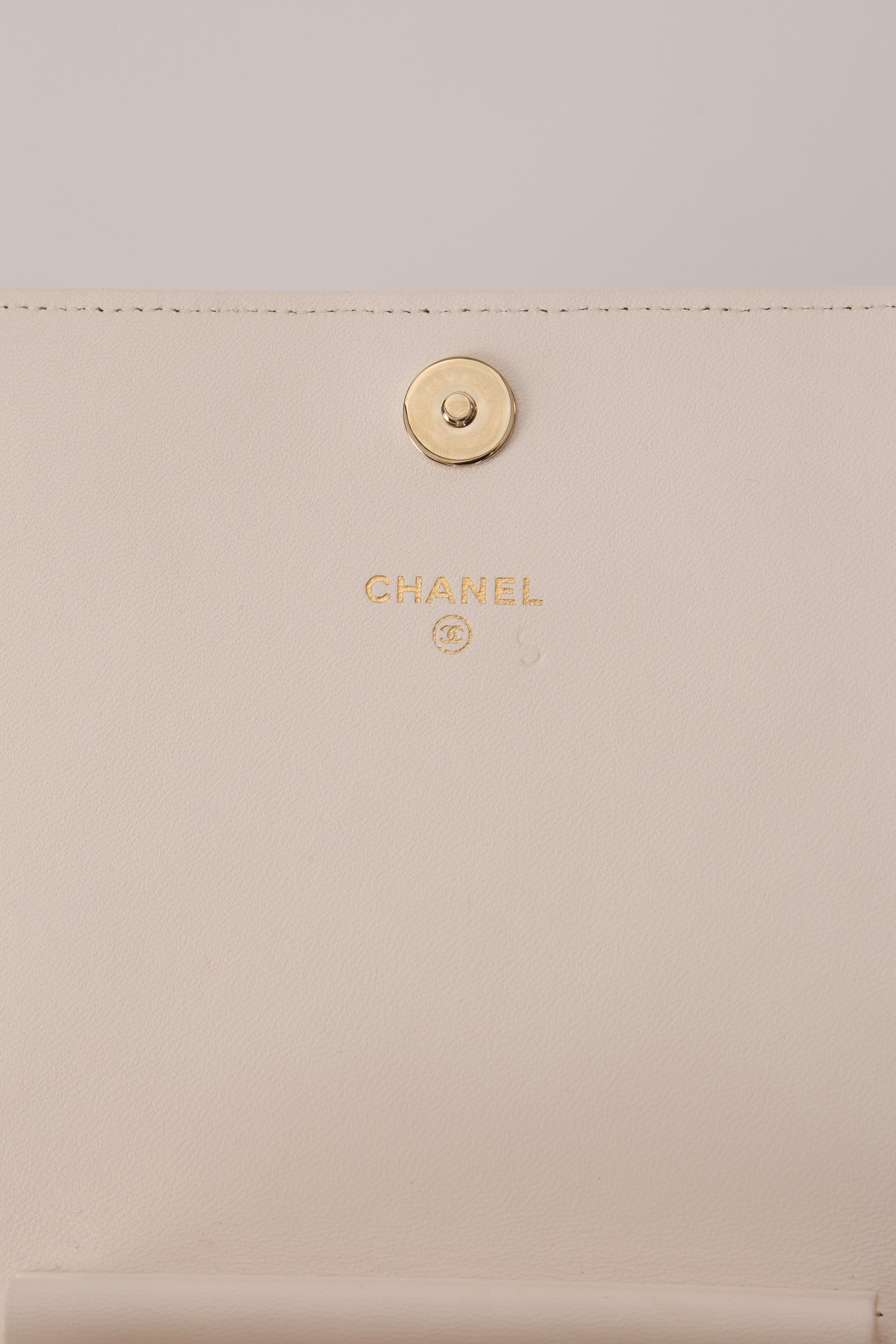 Chanel Book Wallet on Chain Lambskin CGHW
