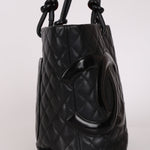 Chanel Large Ligne Cambon Tote Black Calfskin SHW