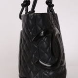 Chanel Large Ligne Cambon Tote Black Calfskin SHW