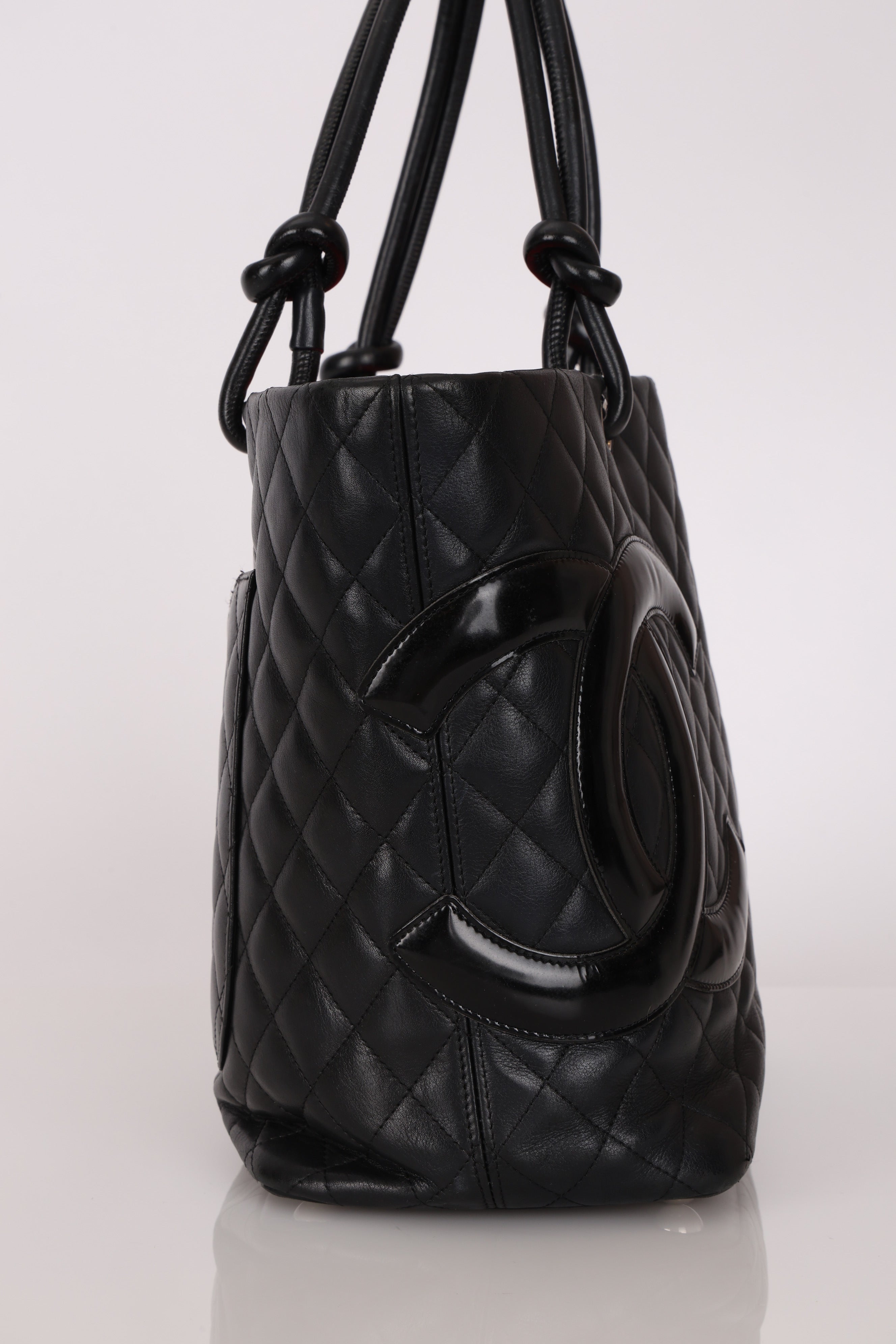 Chanel Large Ligne Cambon Tote Black Calfskin SHW