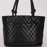 Chanel Large Ligne Cambon Tote Black Calfskin SHW
