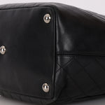 Chanel Large Ligne Cambon Tote Black Calfskin SHW