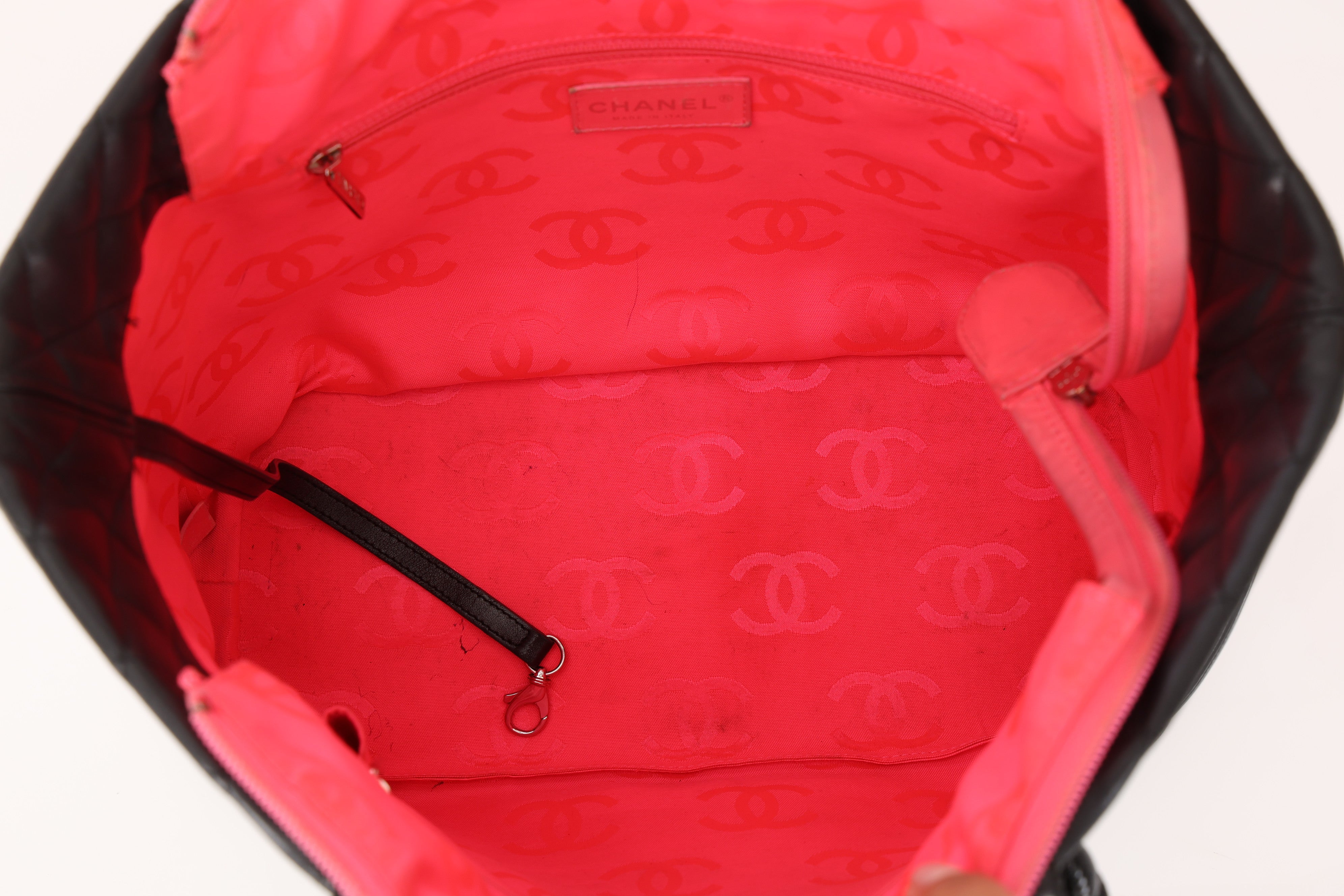 Chanel Large Ligne Cambon Tote Black Calfskin SHW