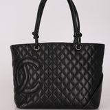 Chanel Large Ligne Cambon Tote Black Lambskin SHW