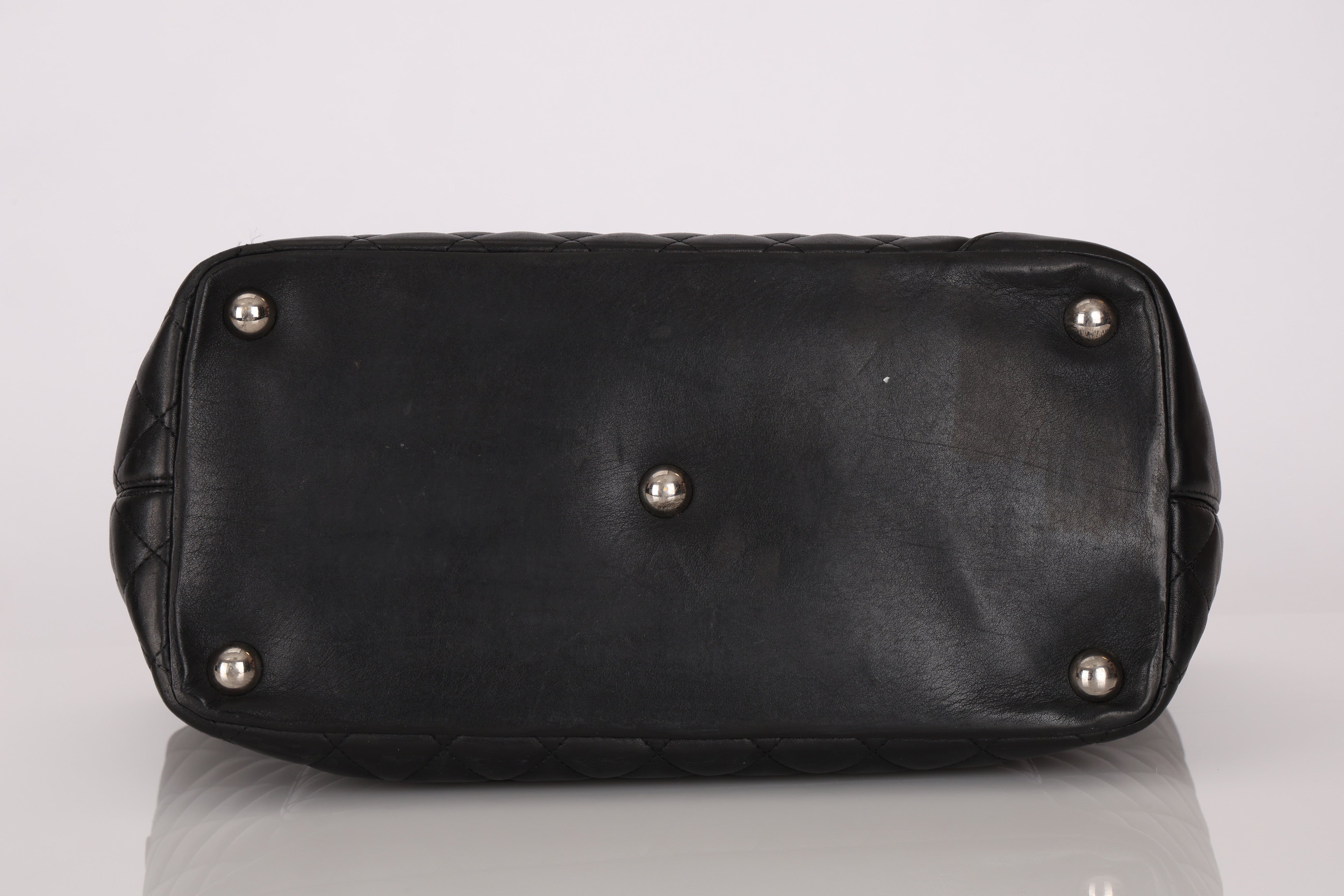 Chanel Large Ligne Cambon Tote Black Lambskin SHW