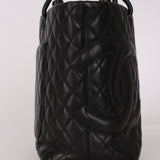 Chanel Large Ligne Cambon Tote Black Lambskin SHW