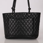 Chanel Large Ligne Cambon Tote Black Lambskin SHW