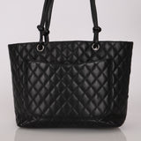 Chanel Large Ligne Cambon Tote Black Lambskin SHW