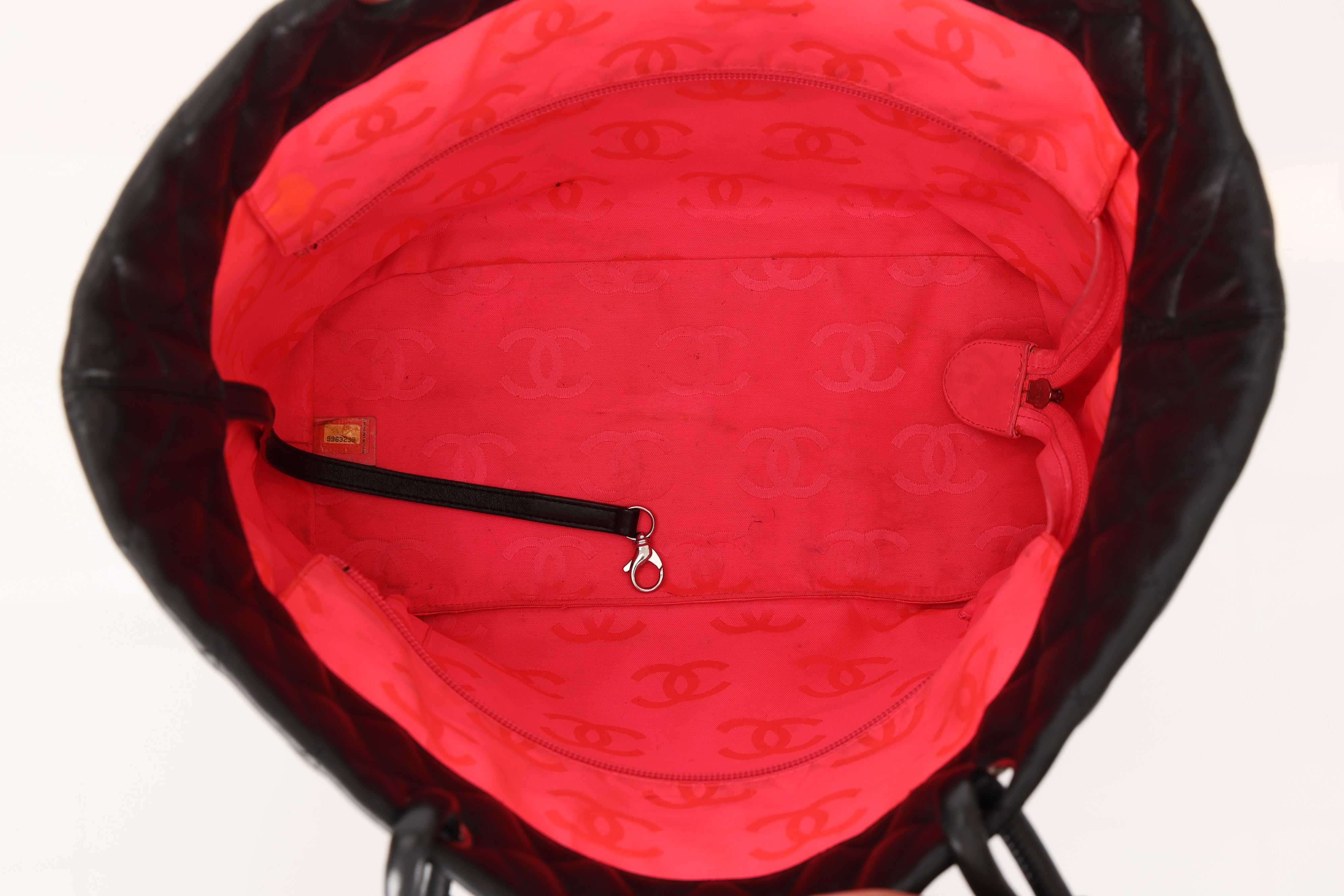 Chanel Large Ligne Cambon Tote Black Lambskin SHW
