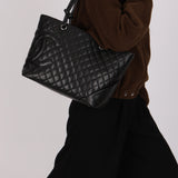 Chanel Large Ligne Cambon Tote Black Lambskin 2005 SHW