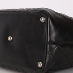 Chanel Large Ligne Cambon Tote Black Lambskin 2005 SHW