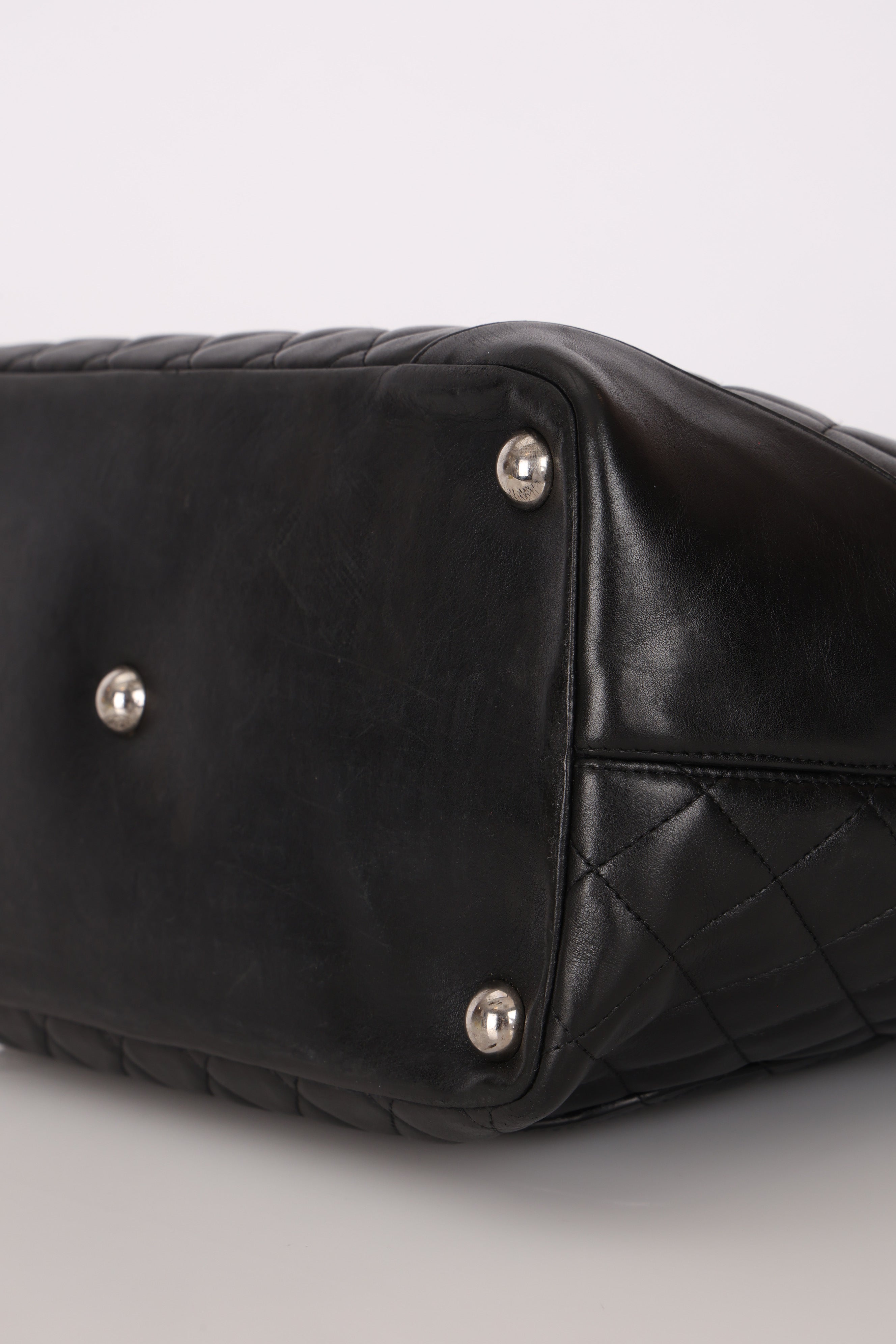 Chanel Large Ligne Cambon Tote Black Lambskin 2005 SHW