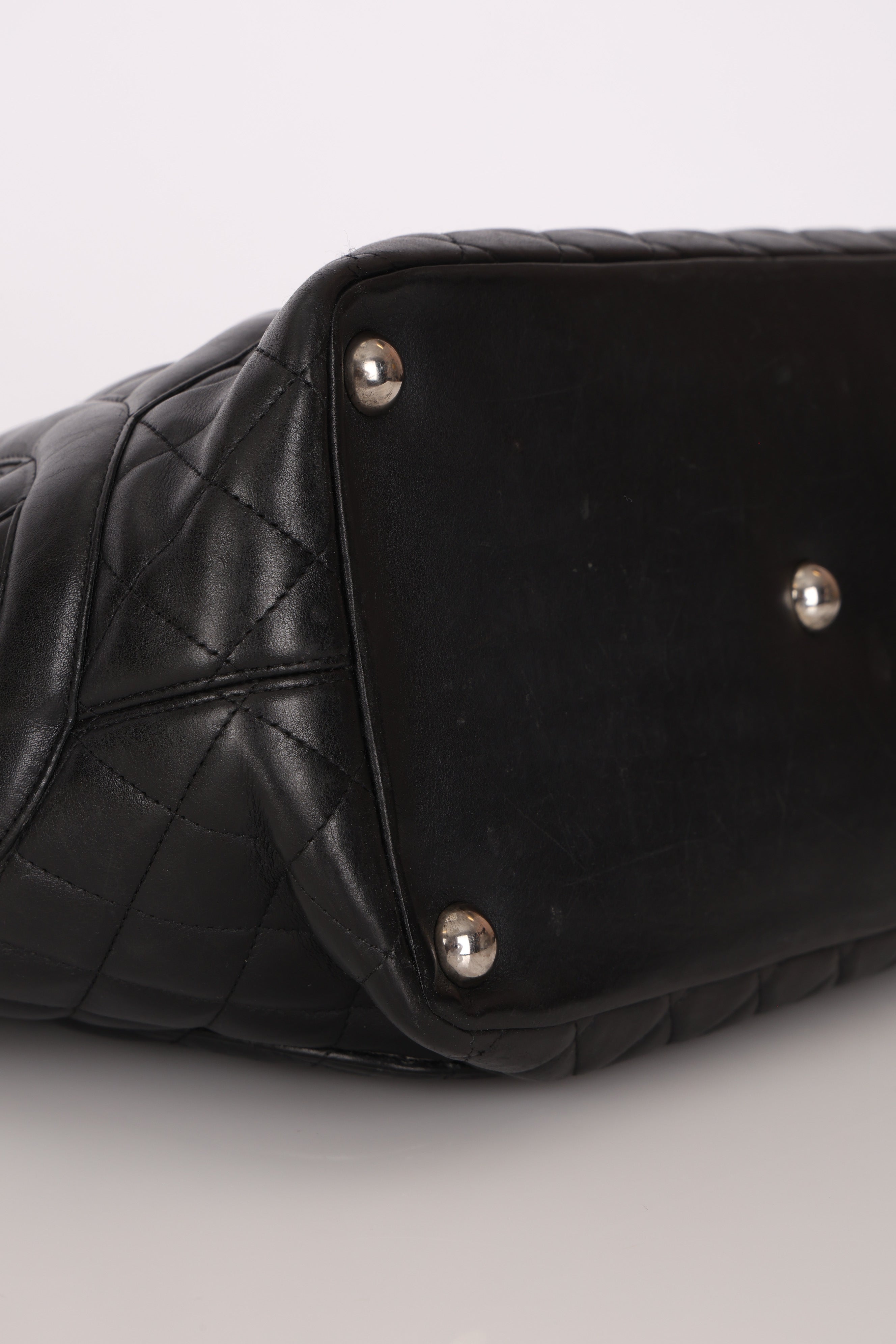 Chanel Large Ligne Cambon Tote Black Lambskin 2005 SHW