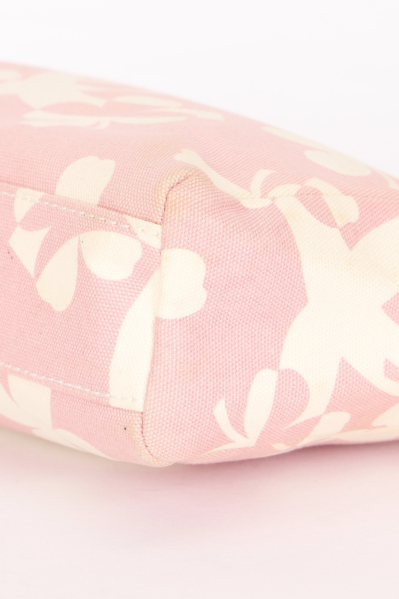 Chanel Mini Shopper Tote Four Leaf Clover Pink Canvas 2005 BGHW