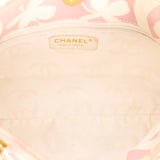 Chanel Mini Shopper Tote Four Leaf Clover Pink Canvas 2005 BGHW