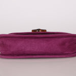 Gucci Mini Bamboo Top Handle Purple Suede 1947