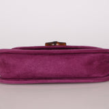 Gucci Mini Bamboo Top Handle Purple Suede 1947