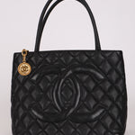 Chanel Timeless Medallion Tote Black Caviar GHW