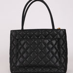 Chanel Timeless Medallion Tote Black Caviar GHW