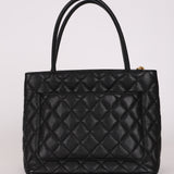 Chanel Timeless Medallion Tote Black Caviar GHW