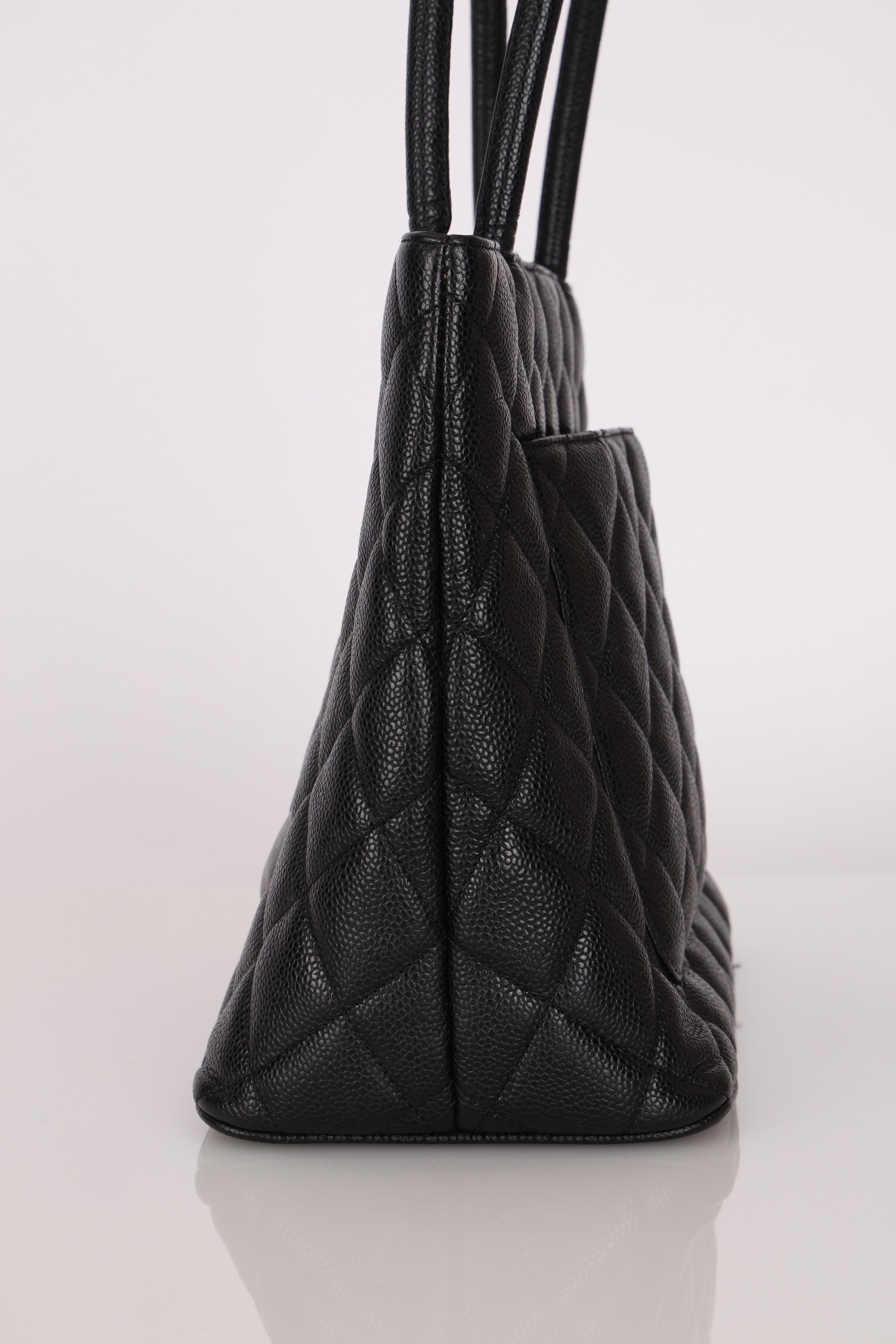 Chanel Timeless Medallion Tote Black Caviar GHW