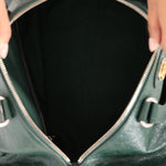 Gucci Medium Morpheus Convertible Backpack Green Glazed Leather