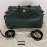 Gucci Medium Morpheus Convertible Backpack Green Glazed Leather